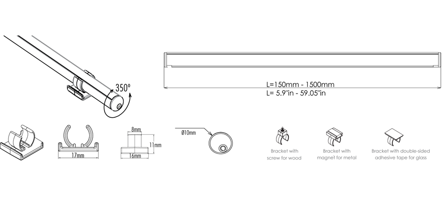 Mini Tubular - Linear Light - EMOTION LED