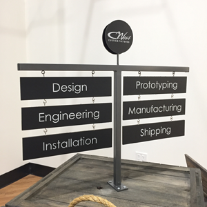 T Sign Holder