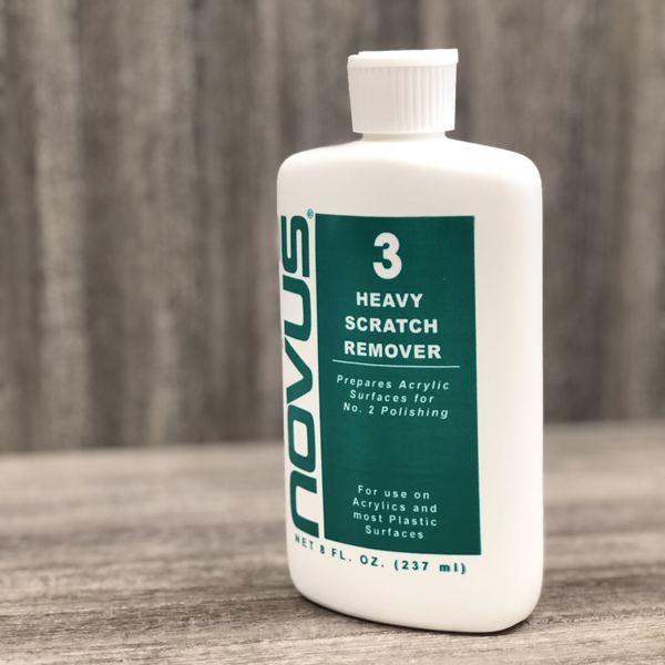 Close up of the 8 oz. Novus plastic polish and cleaner #3