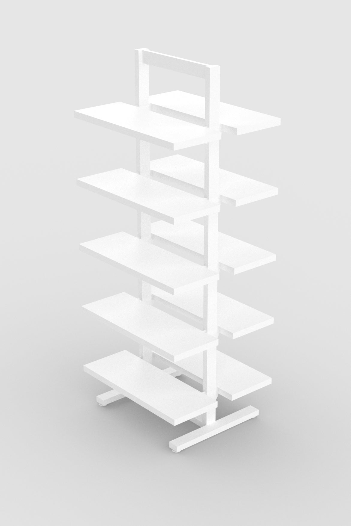 Double-Sided Shelf Display